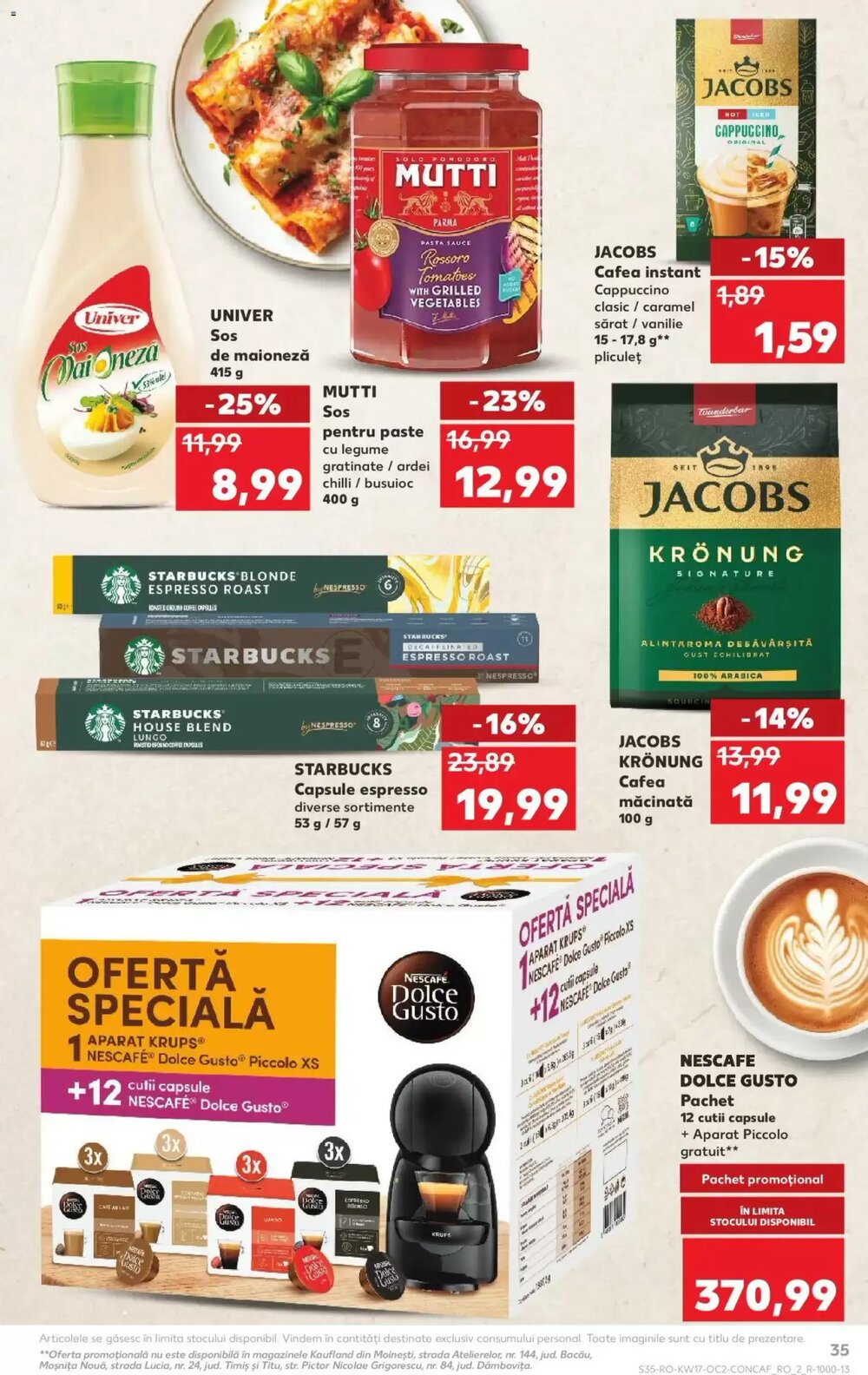 Catalogul cu oferte Kaufland valabil de la 22.04.2026 - Pagina 35.