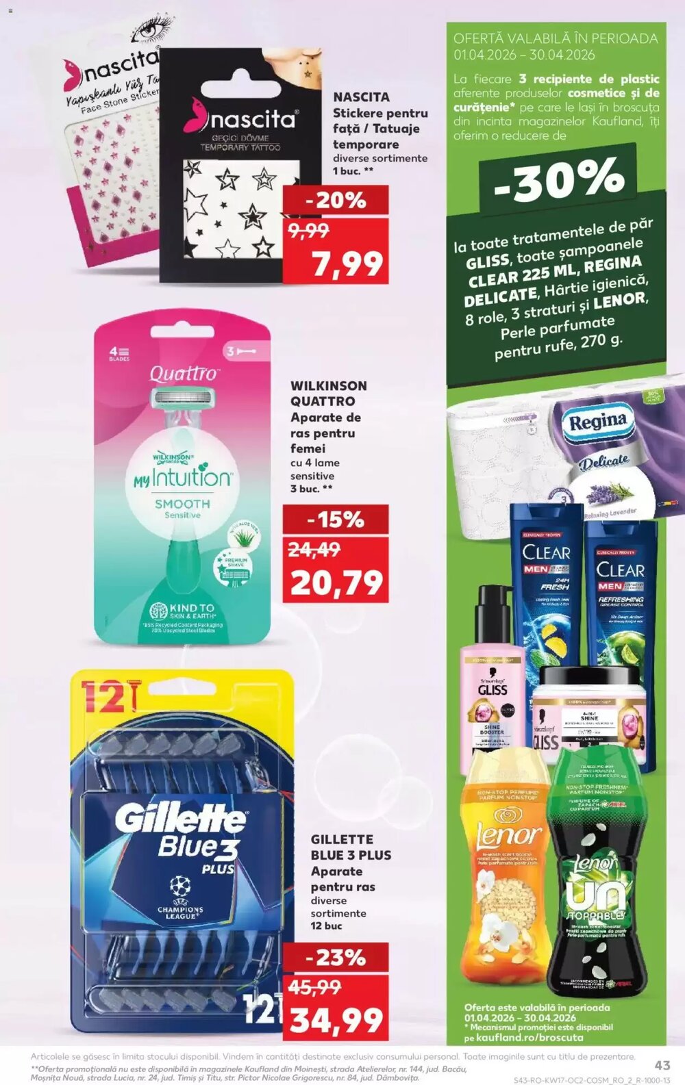 Catalogul cu oferte Kaufland valabil de la 22.04.2026 - Pagina 43.