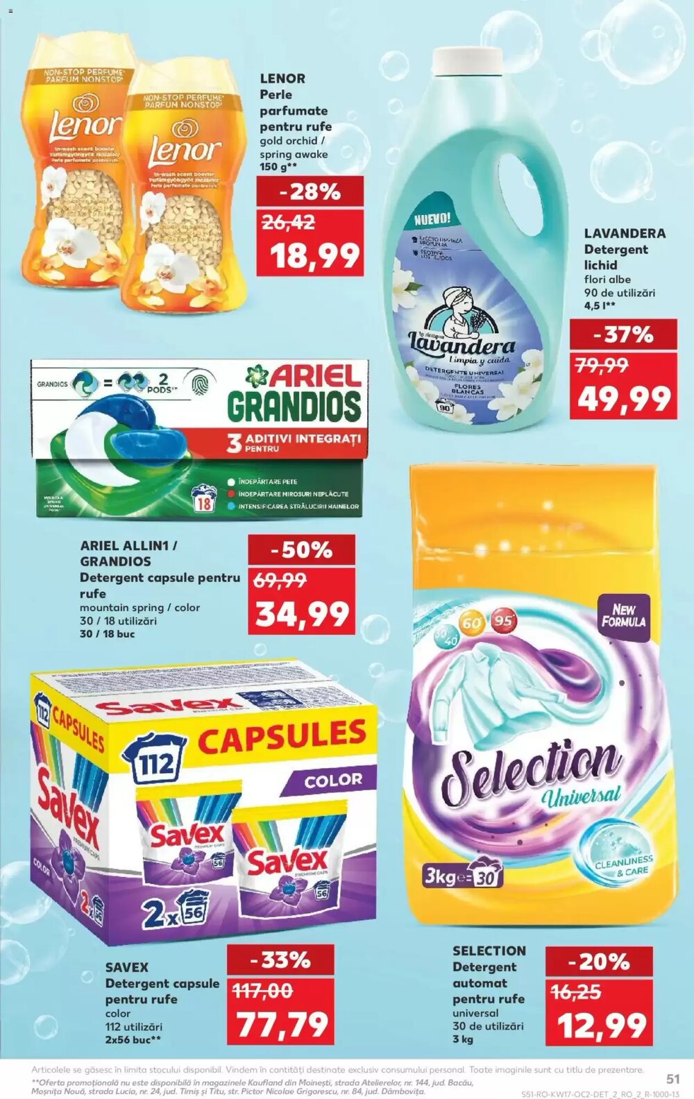 Catalogul cu oferte Kaufland valabil de la 22.04.2026 - Pagina 51.