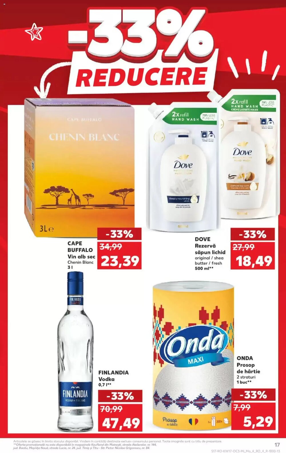Catalogul cu oferte Kaufland valabil de la 22.04.2026 - Pagina 17.