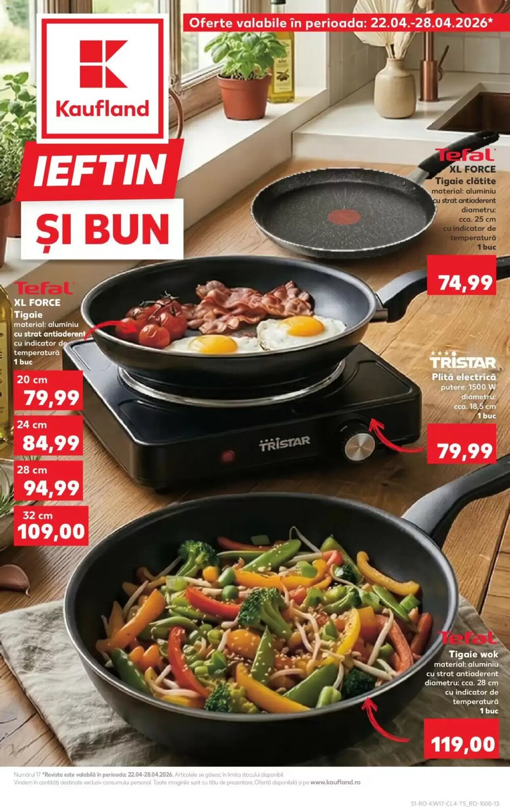 Catalogul cu oferte Kaufland valabil de la 22.04.2026 - Pagina 1.