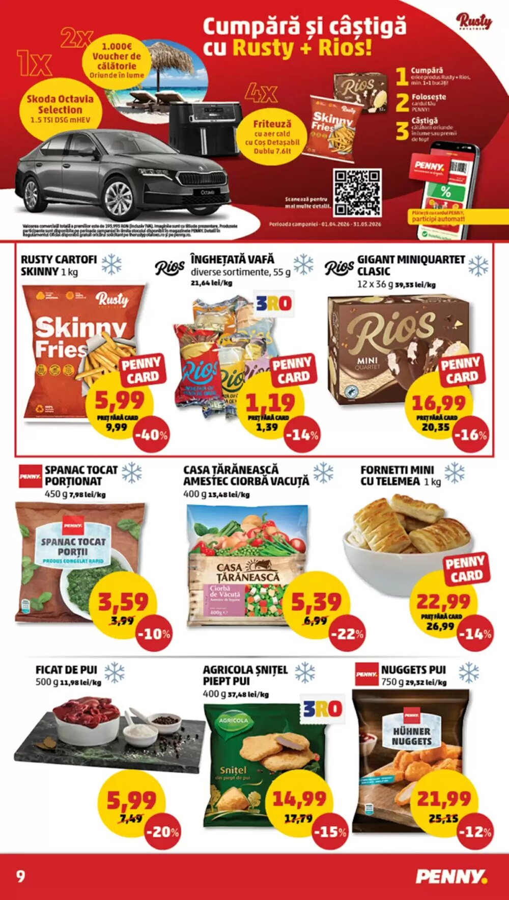 Catalogul cu oferte Penny valabil de la 22.04.2026 - Pagina 9.