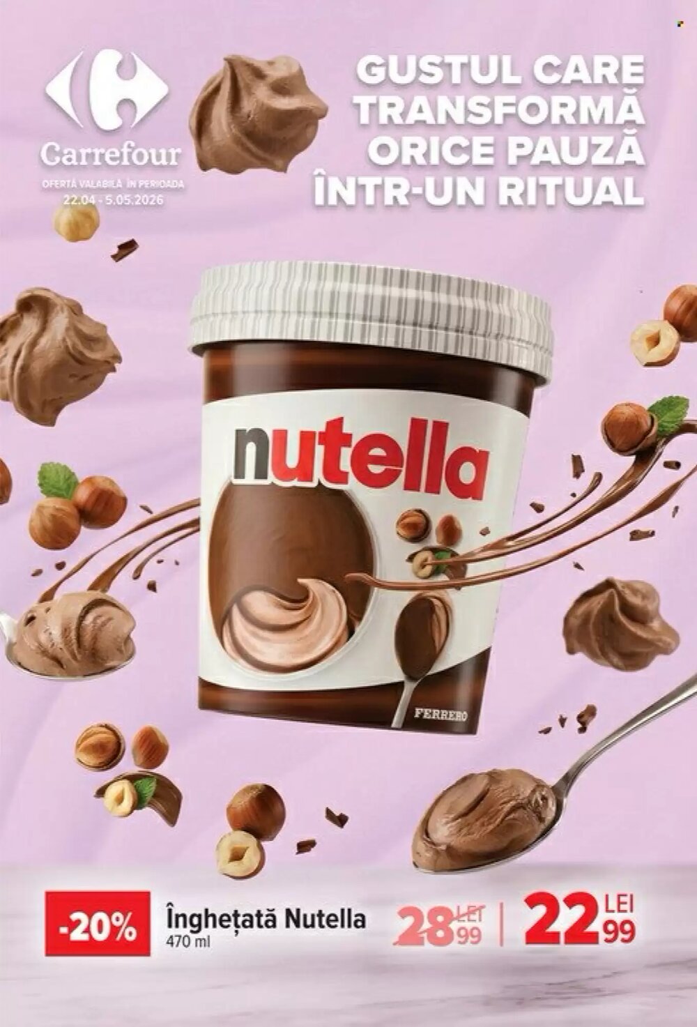 Catalogul cu oferte Carrefour valabil de la 22.04.2026 - Pagina 1.