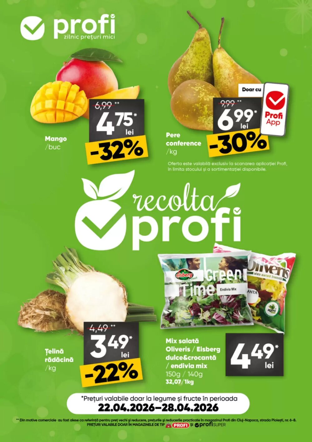 Catalogul cu oferte PROFI valabil de la 22.04.2026 - Pagina 1.
