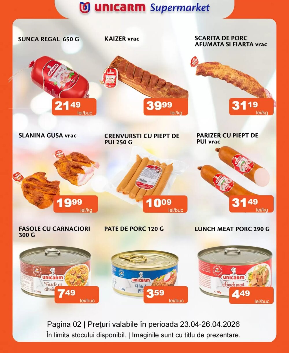 Catalogul cu oferte Unicarm valabil de la 23.04.2026 - Pagina 2.