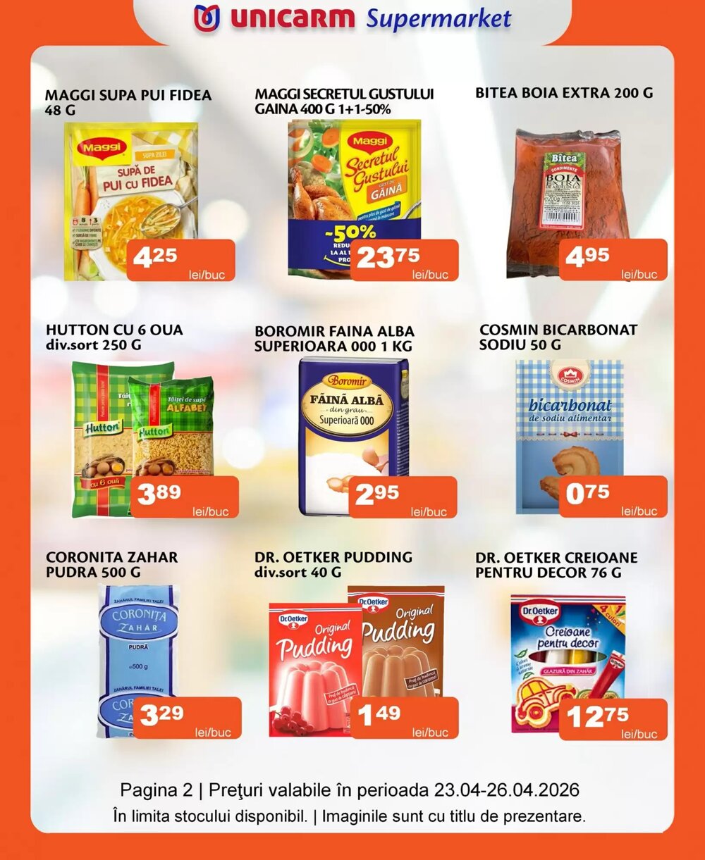 Catalogul cu oferte Unicarm valabil de la 23.04.2026 - Pagina 2.