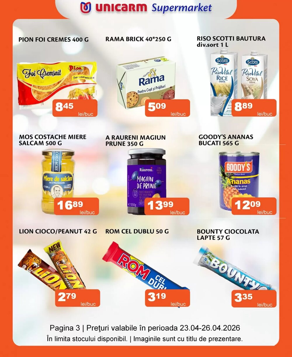 Catalogul cu oferte Unicarm valabil de la 23.04.2026 - Pagina 3.