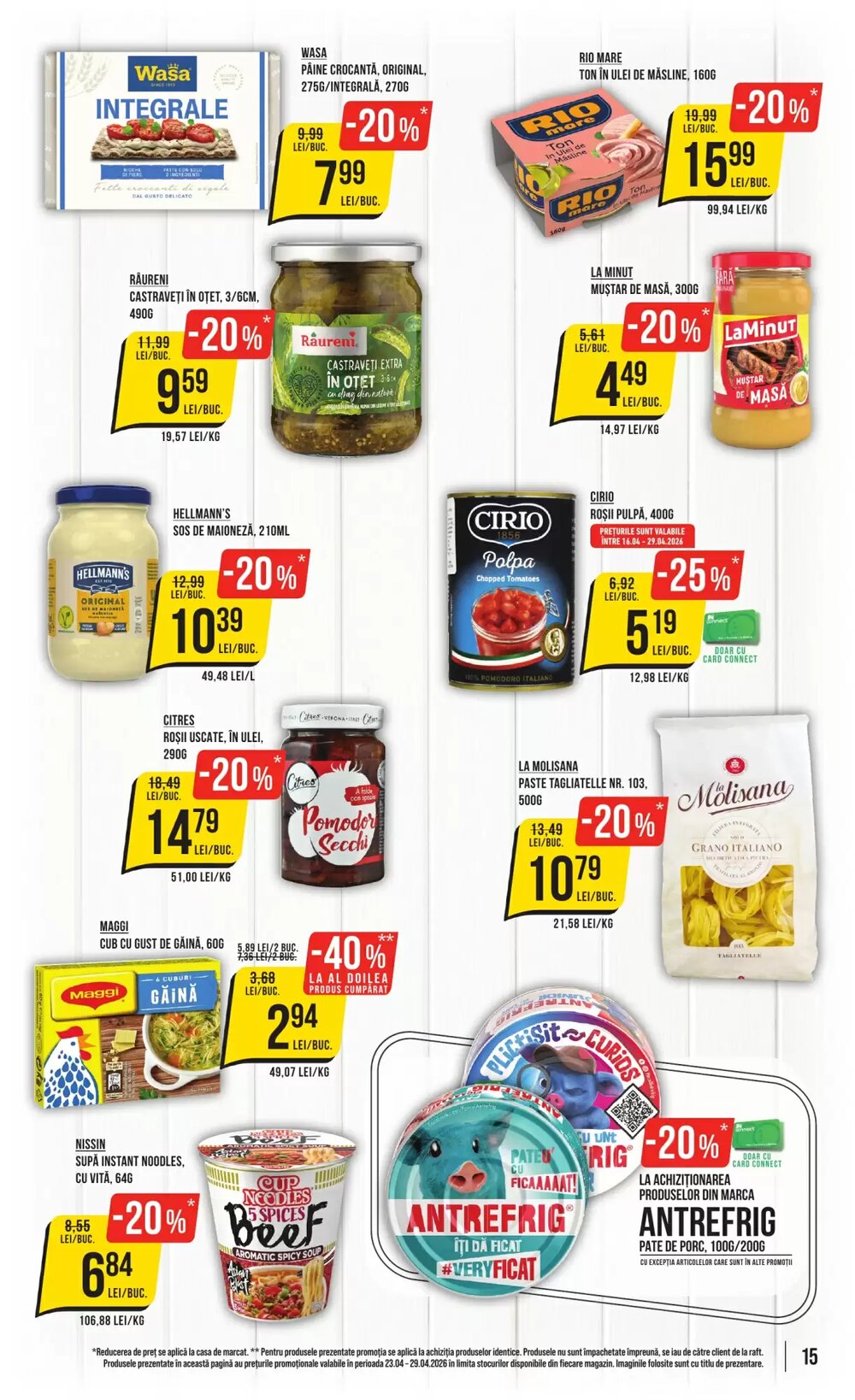 Catalogul cu oferte Mega Image valabil de la 23.04.2026 - Pagina 15.