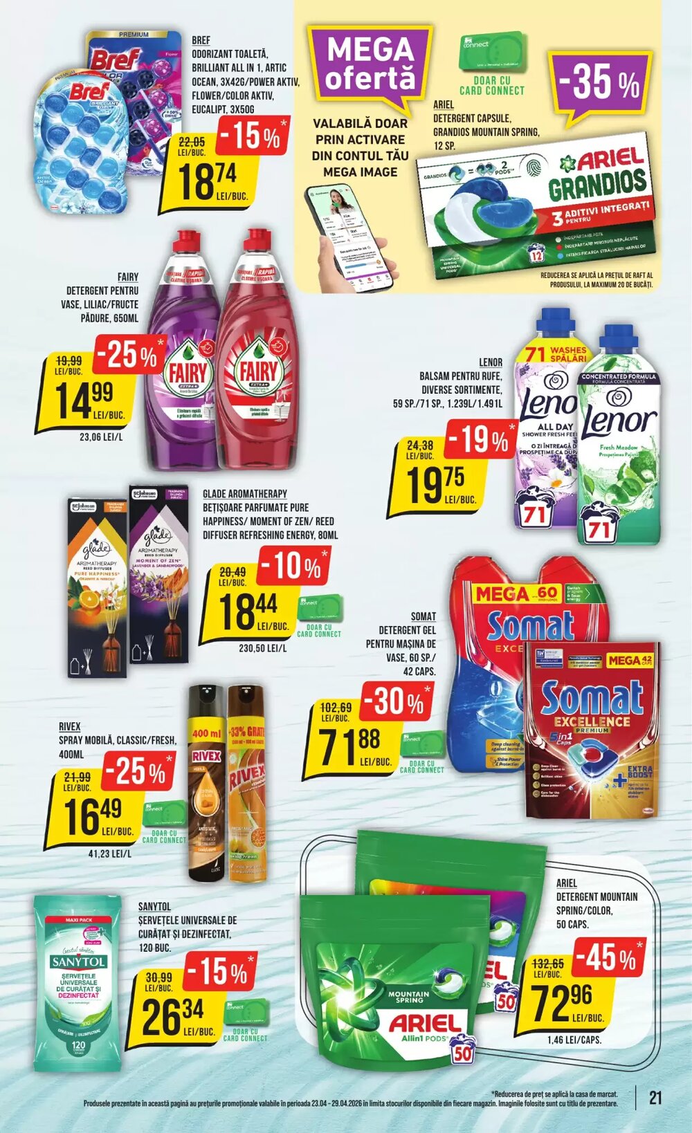 Catalogul cu oferte Mega Image valabil de la 23.04.2026 - Pagina 21.
