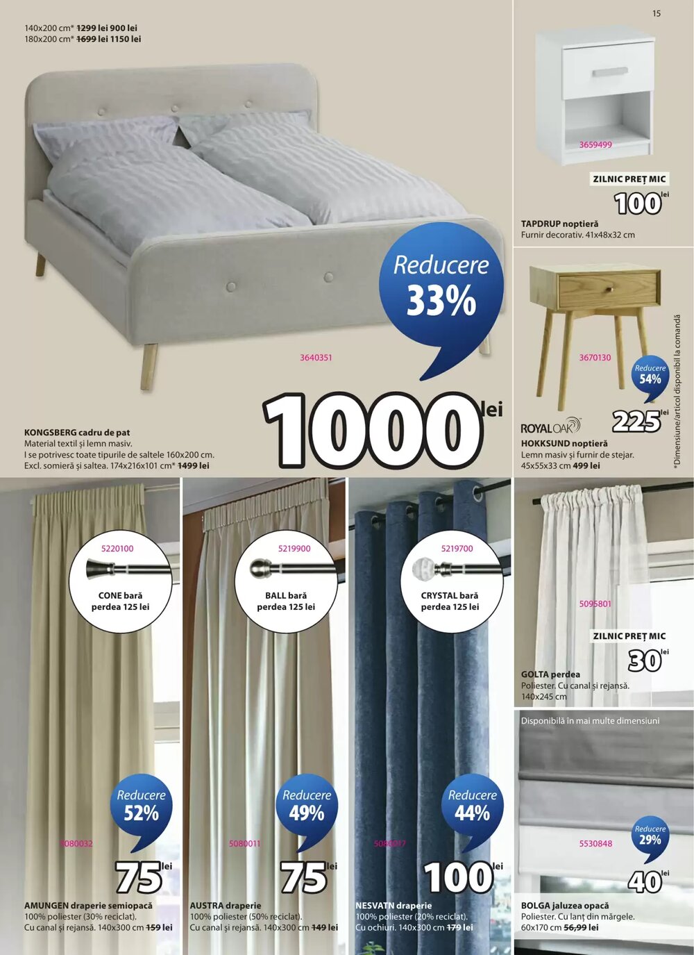 Catalogul cu oferte JYSK valabil de la 24.04.2026 - Pagina 15.