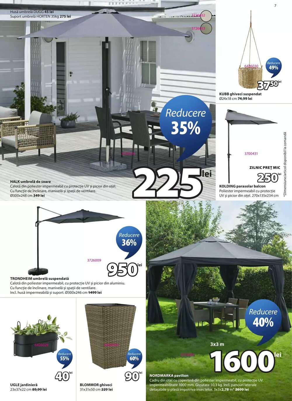 Catalogul cu oferte JYSK valabil de la 24.04.2026 - Pagina 7.