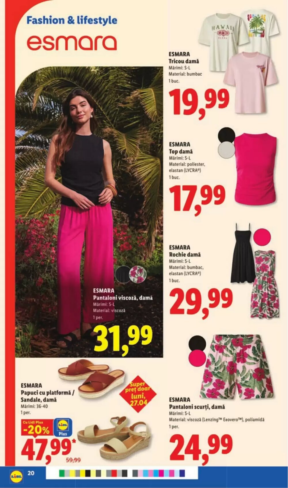 Catalogul cu oferte Lidl valabil de la 27.04.2026 - Pagina 20.