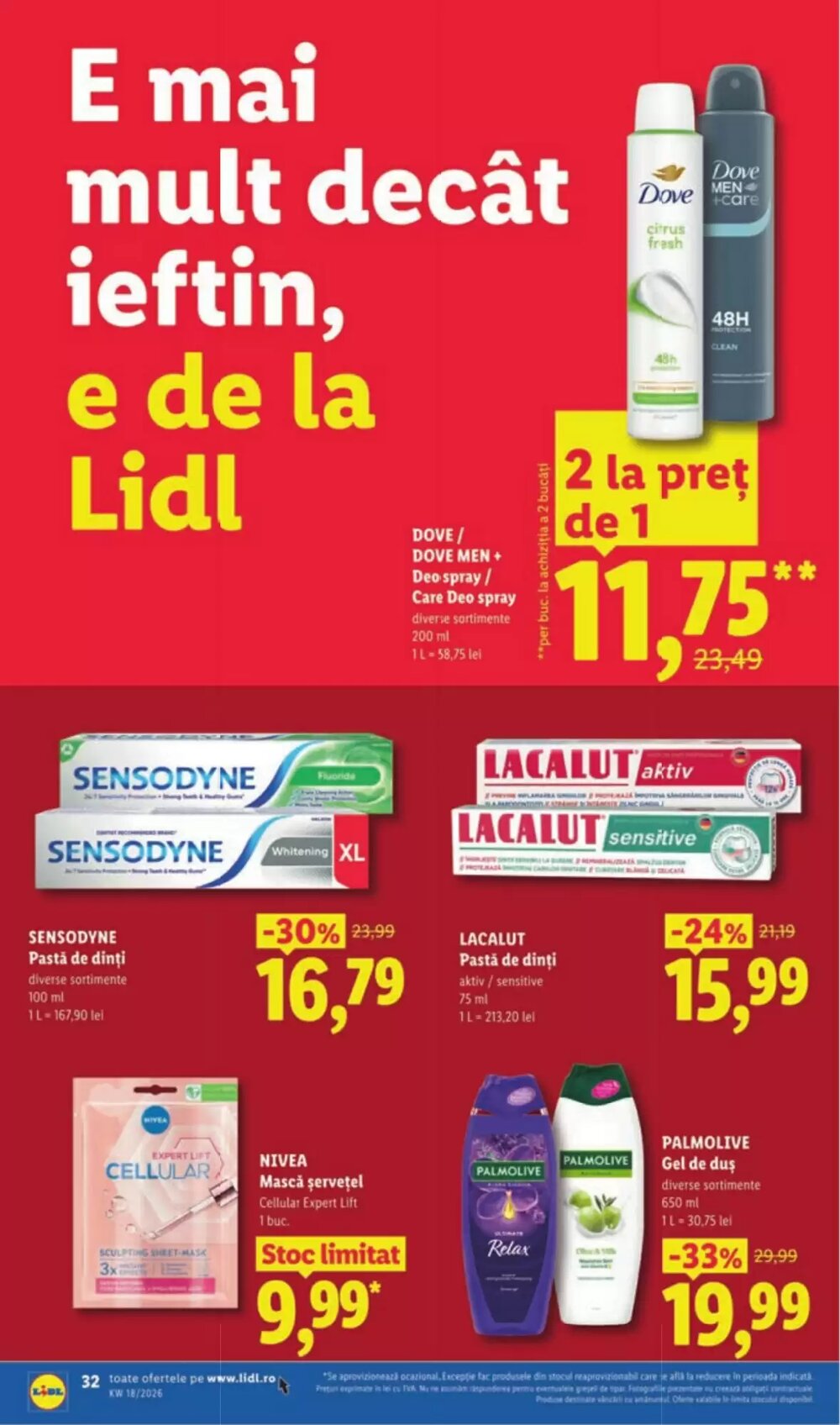 Catalogul cu oferte Lidl valabil de la 27.04.2026 - Pagina 32.