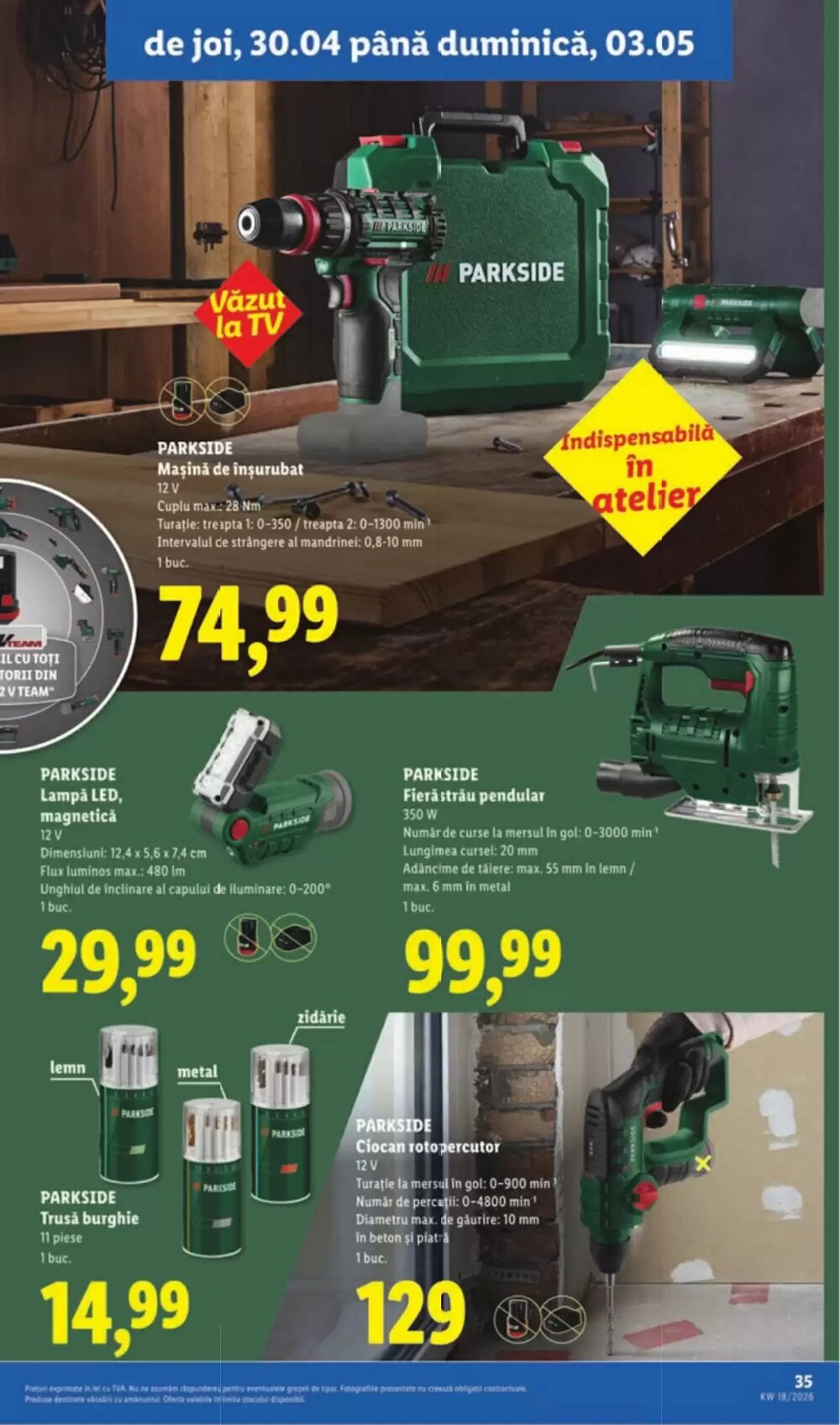 Catalogul cu oferte Lidl valabil de la 27.04.2026 - Pagina 35.
