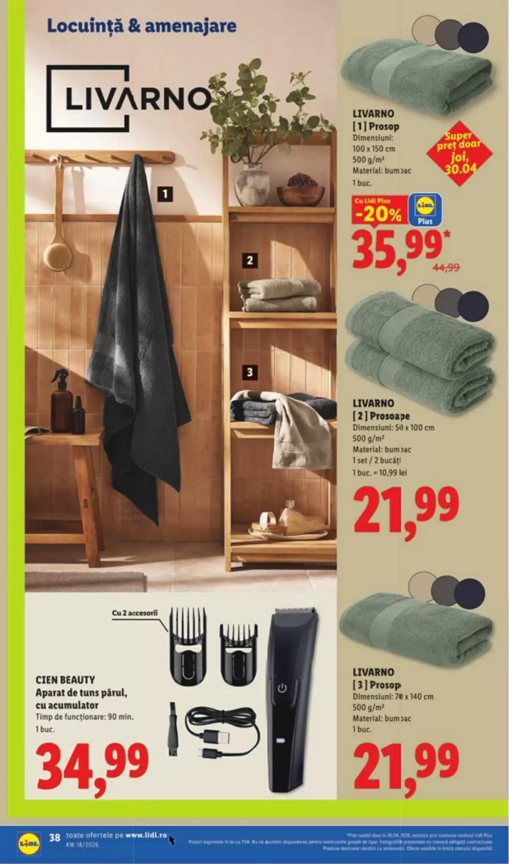 Catalogul cu oferte Lidl valabil de la 27.04.2026 - Pagina 38.