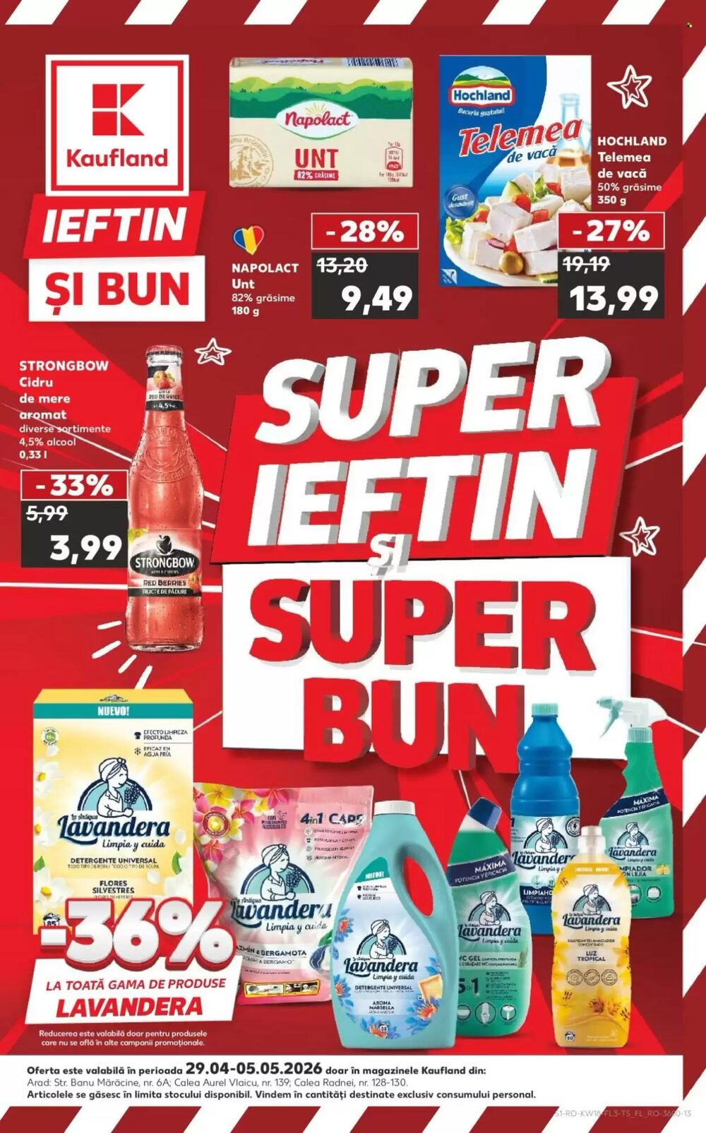 Catalogul cu oferte Kaufland valabil de la 29.04.2026 - Pagina 1.
