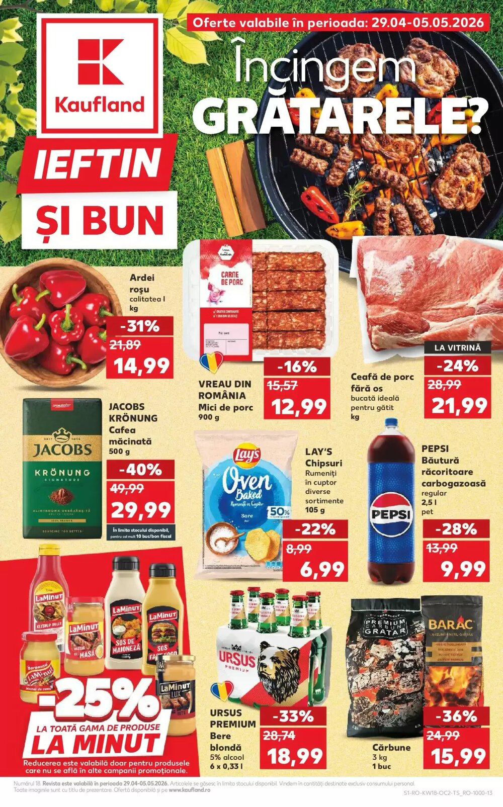 Catalogul cu oferte Kaufland valabil de la 29.04.2026 - Pagina 1.