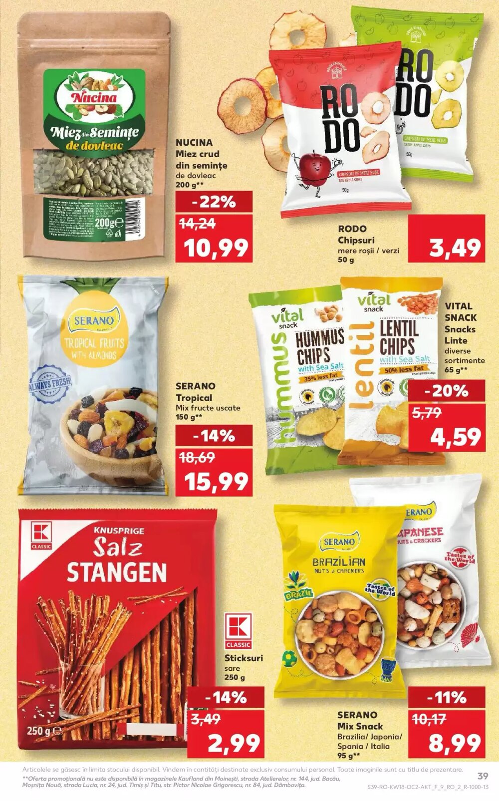 Catalogul cu oferte Kaufland valabil de la 29.04.2026 - Pagina 39.