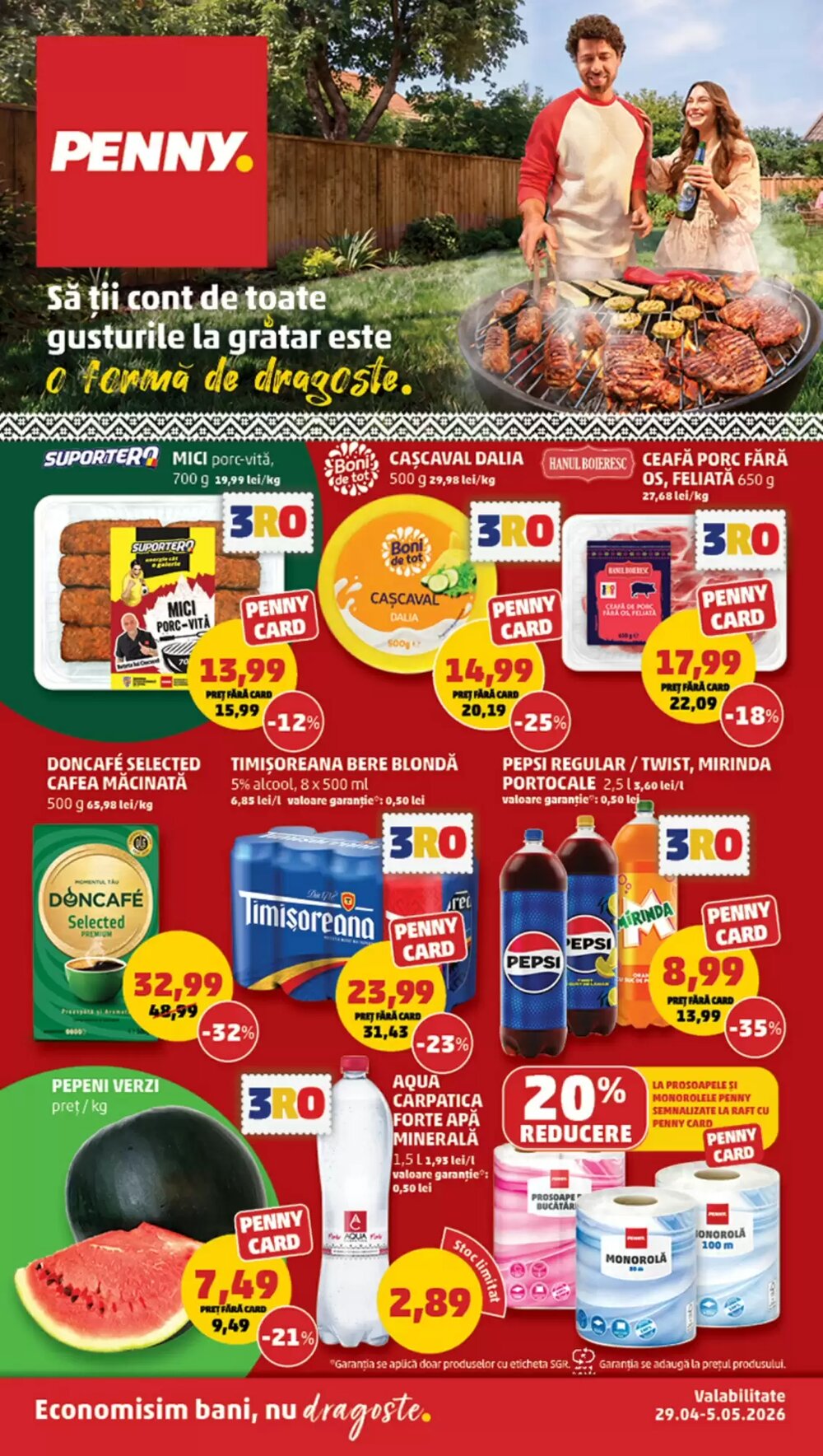 Catalogul cu oferte Penny valabil de la 29.04.2026 - Pagina 1.