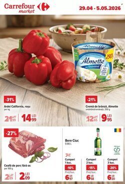 Catalogul cu oferte Carrefour Market valabil de la 29.04.2026