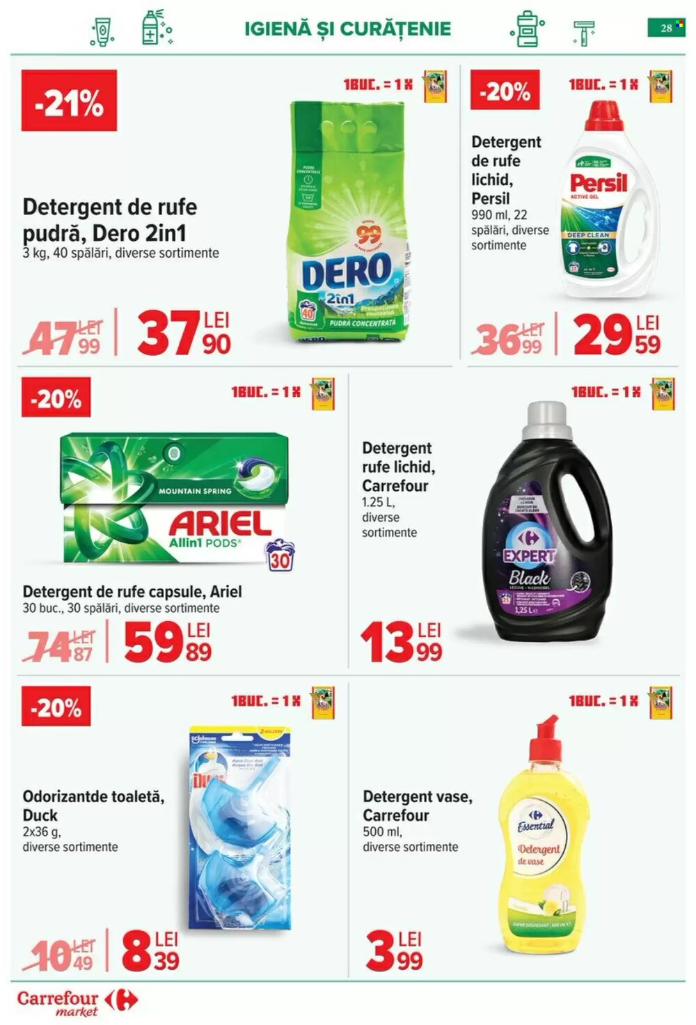 Catalogul cu oferte Carrefour Market valabil de la 29.04.2026 - Pagina 28.
