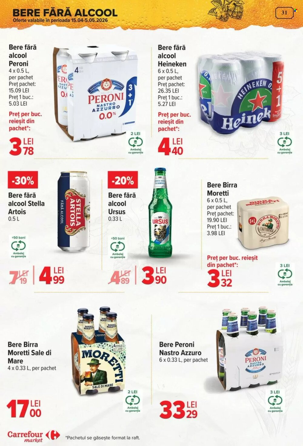 Catalogul cu oferte Carrefour Market valabil de la 29.04.2026 - Pagina 31.