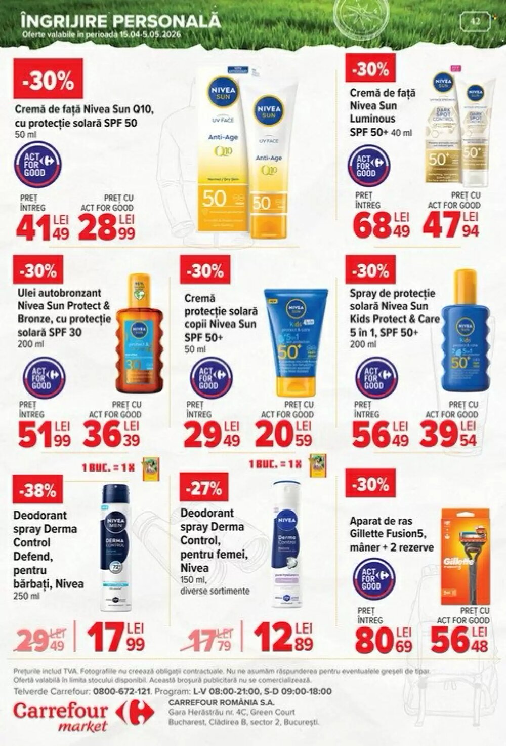 Catalogul cu oferte Carrefour Market valabil de la 29.04.2026 - Pagina 42.