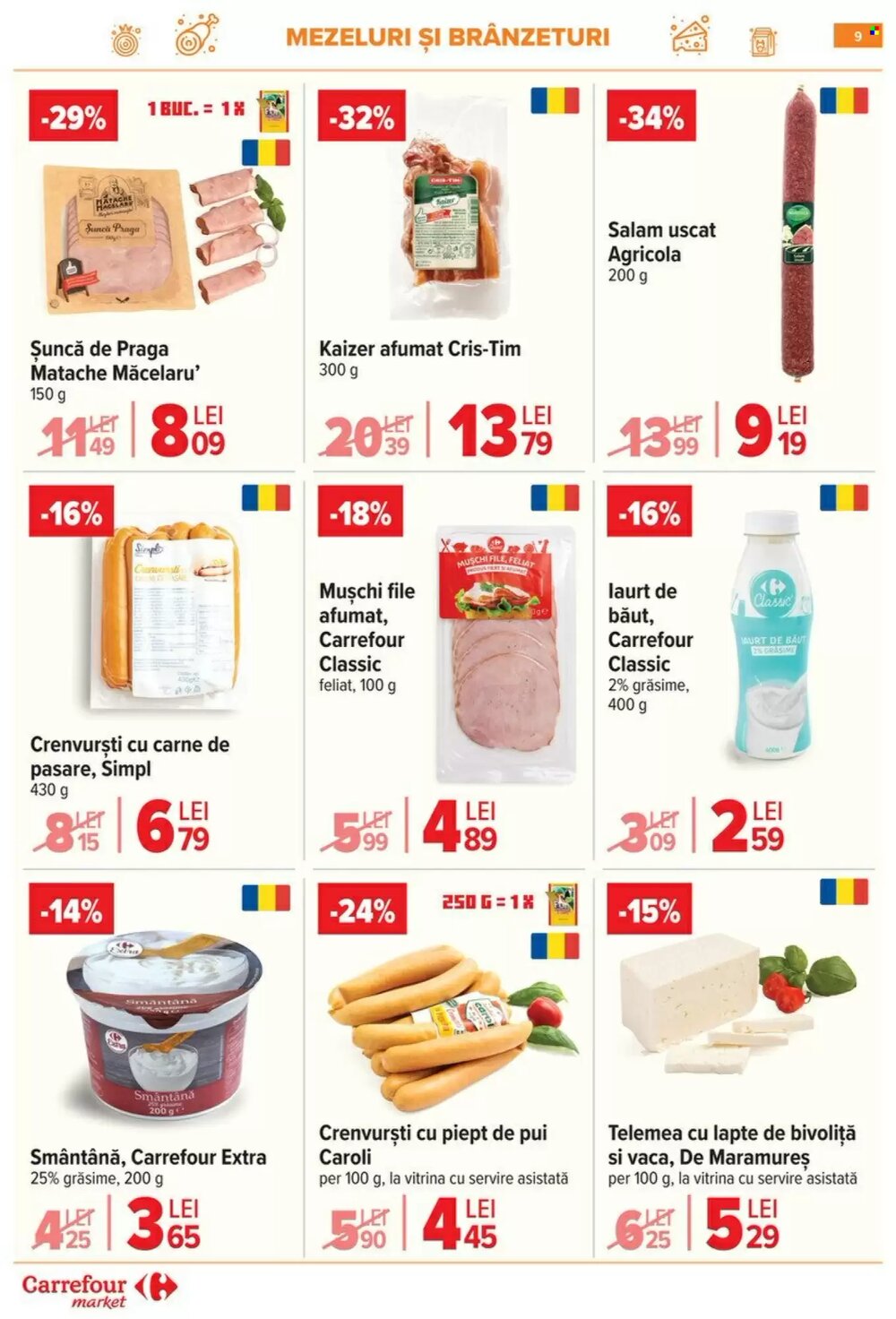 Catalogul cu oferte Carrefour Market valabil de la 29.04.2026 - Pagina 9.