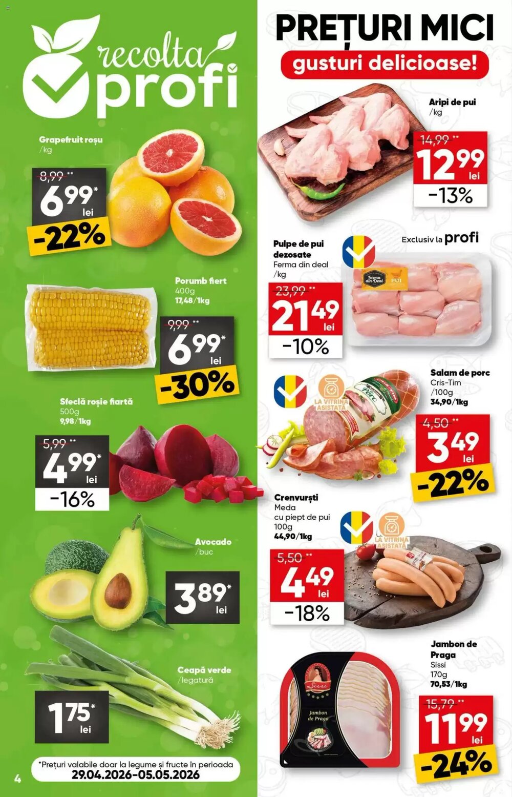 Catalogul cu oferte PROFI valabil de la 29.04.2026 - Pagina 4.