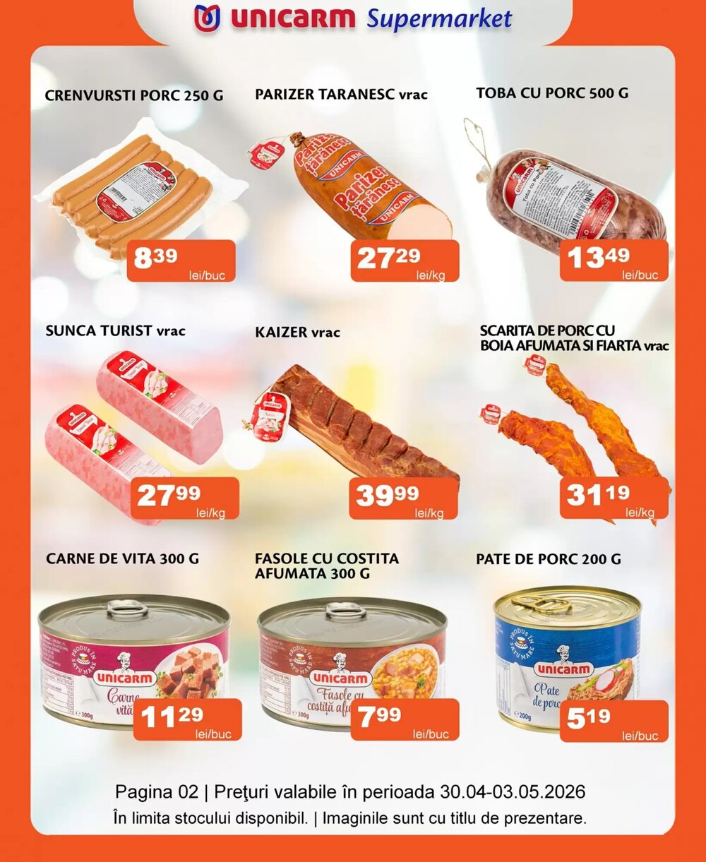 Catalogul cu oferte Unicarm valabil de la 30.04.2026 - Pagina 2.