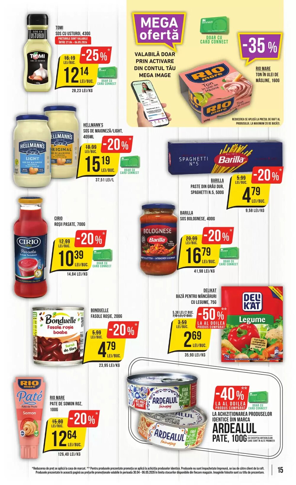 Catalogul cu oferte Mega Image valabil de la 30.04.2026 - Pagina 15.