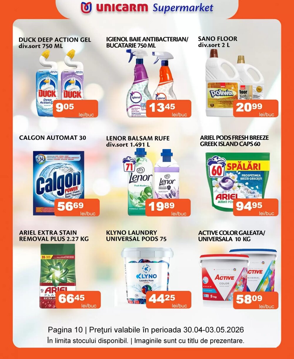 Catalogul cu oferte Unicarm valabil de la 30.04.2026 - Pagina 10.