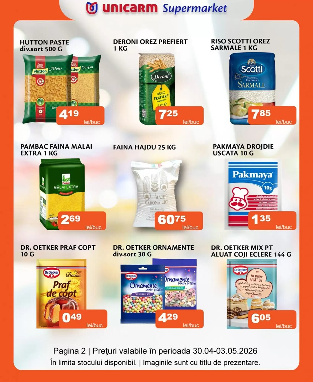 Catalogul cu oferte Unicarm valabil de la 30.04.2026 - Pagina 2.