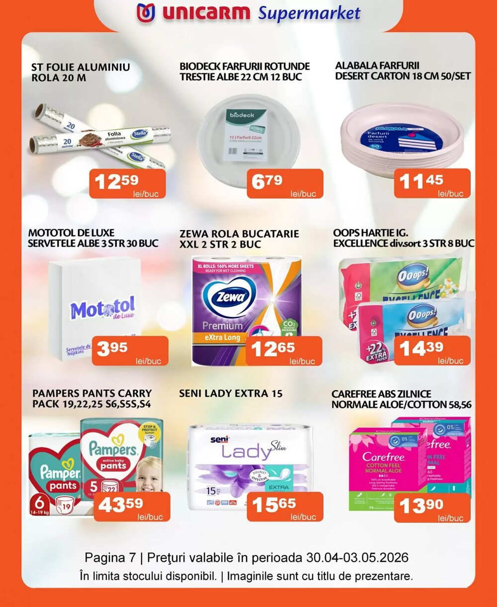 Catalogul cu oferte Unicarm valabil de la 30.04.2026 - Pagina 7.