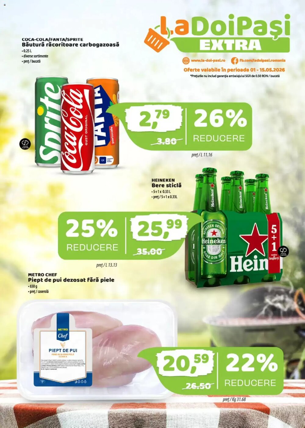 Catalogul cu oferte La Doi Pasi valabil de la 01.05.2026 - Pagina 1.