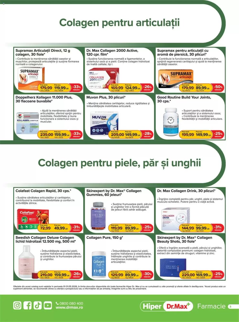 Catalogul cu oferte Dr.Max valabil de la 01.05.2026 - Pagina 3.