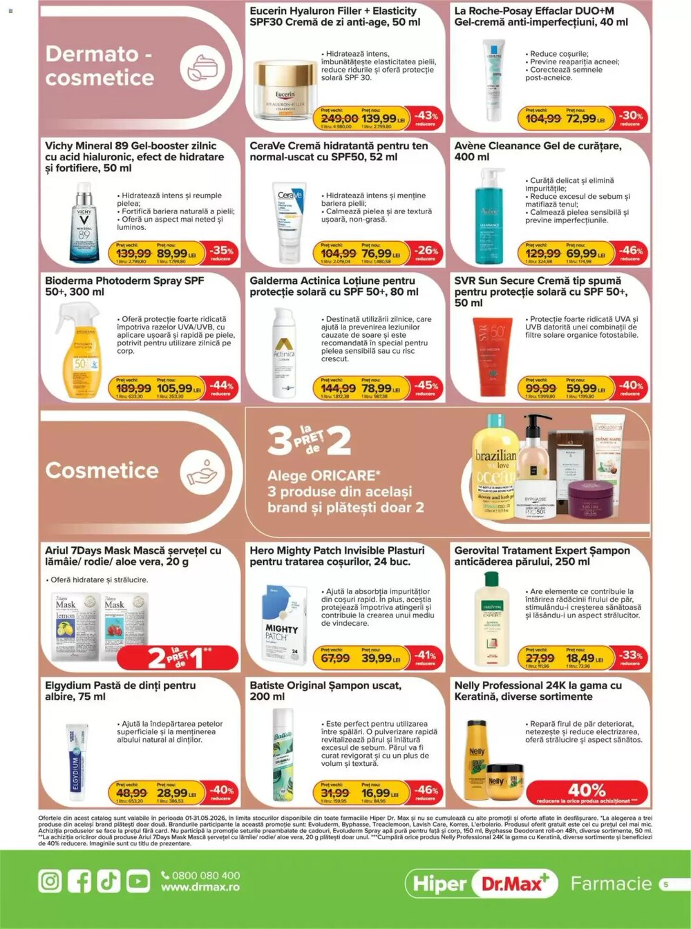 Catalogul cu oferte Dr.Max valabil de la 01.05.2026 - Pagina 5.