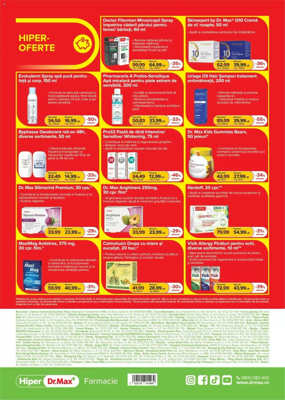 Catalogul cu oferte Dr.Max valabil de la 01.05.2026 - Pagina 8.