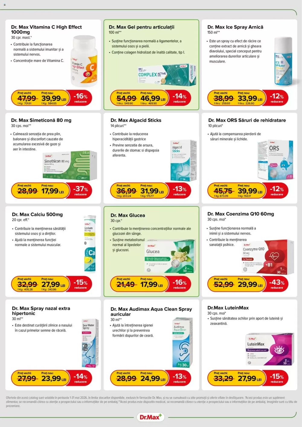 Catalogul cu oferte Dr.Max valabil de la 01.05.2026 - Pagina 3.
