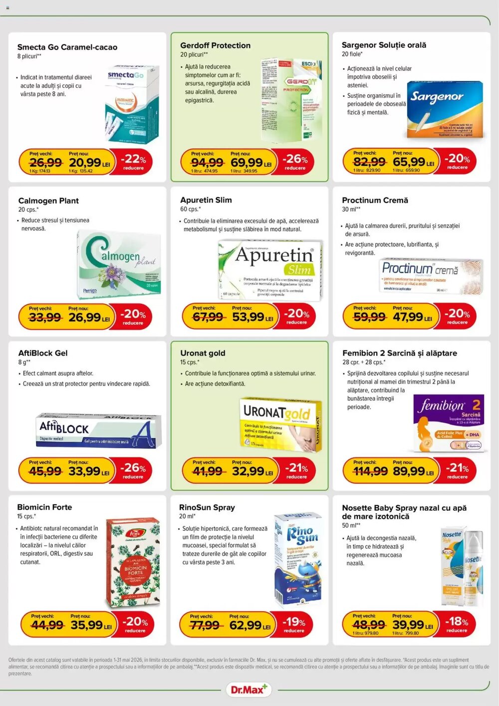 Catalogul cu oferte Dr.Max valabil de la 01.05.2026 - Pagina 5.