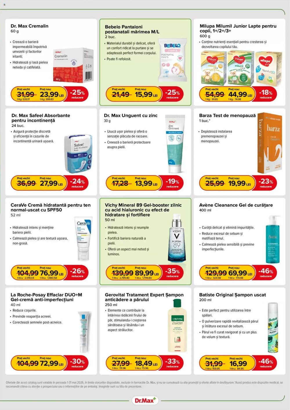 Catalogul cu oferte Dr.Max valabil de la 01.05.2026 - Pagina 7.