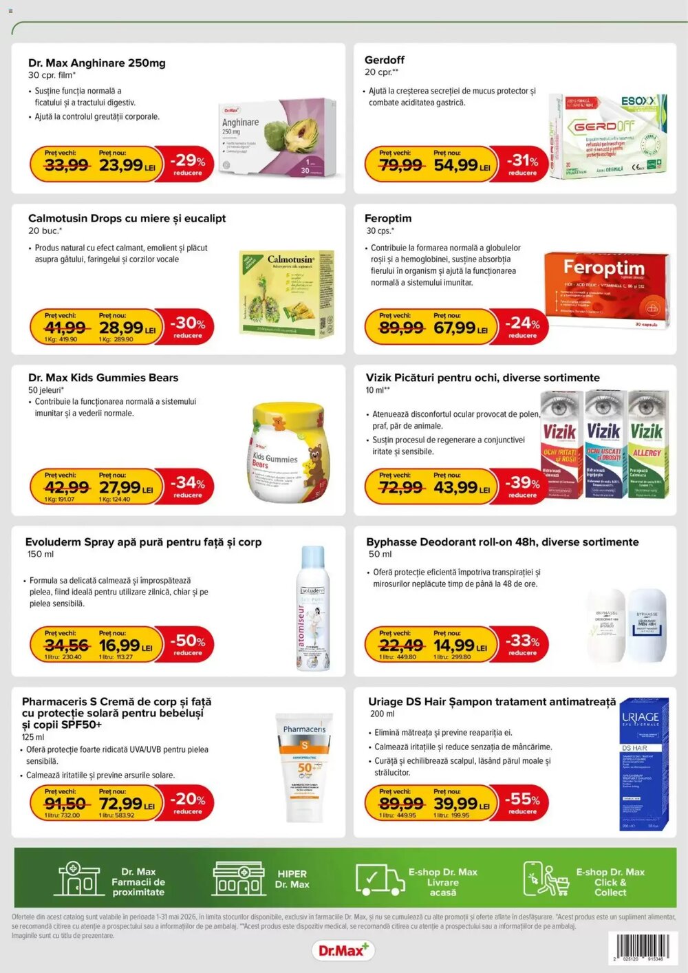 Catalogul cu oferte Dr.Max valabil de la 01.05.2026 - Pagina 8.
