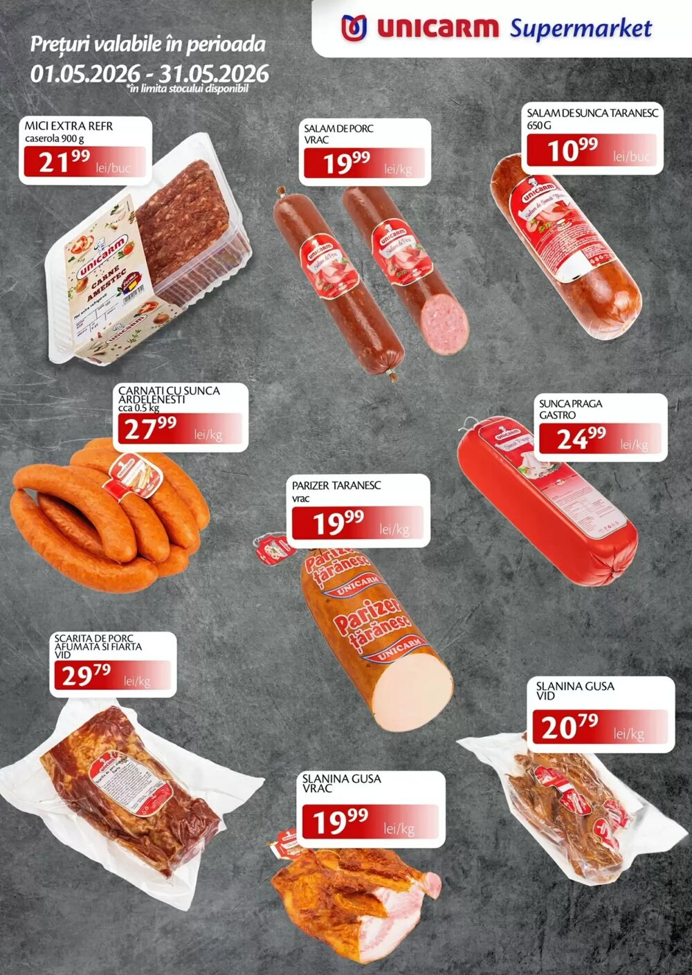Catalogul cu oferte Unicarm valabil de la 01.05.2026 - Pagina 2.