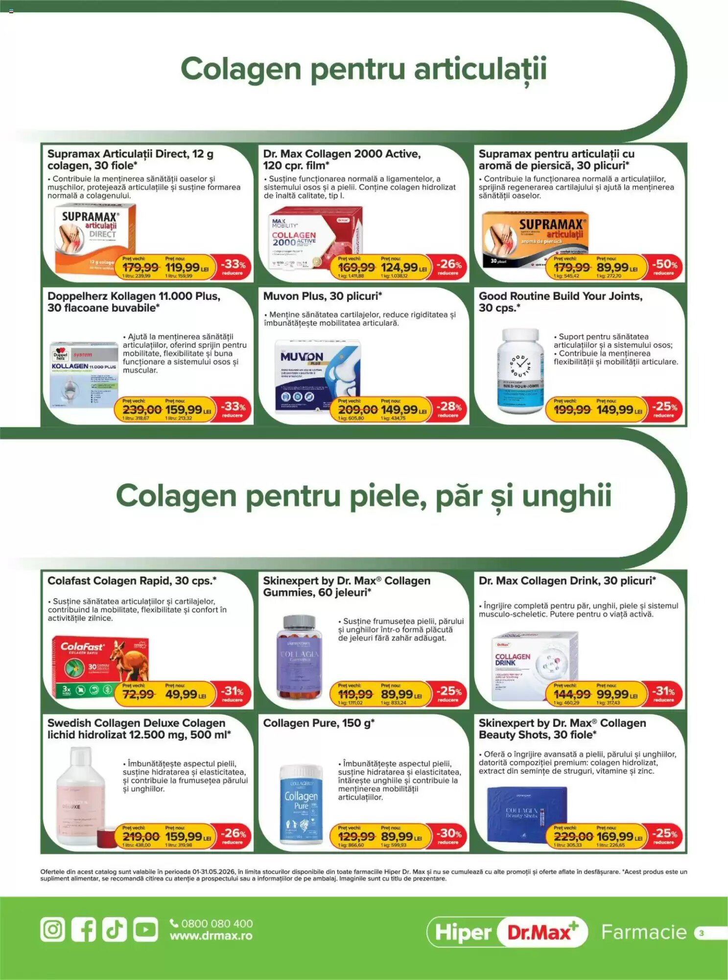 Catalogul cu oferte Dr.Max valabil de la 01.05.2026 - Pagina 3.