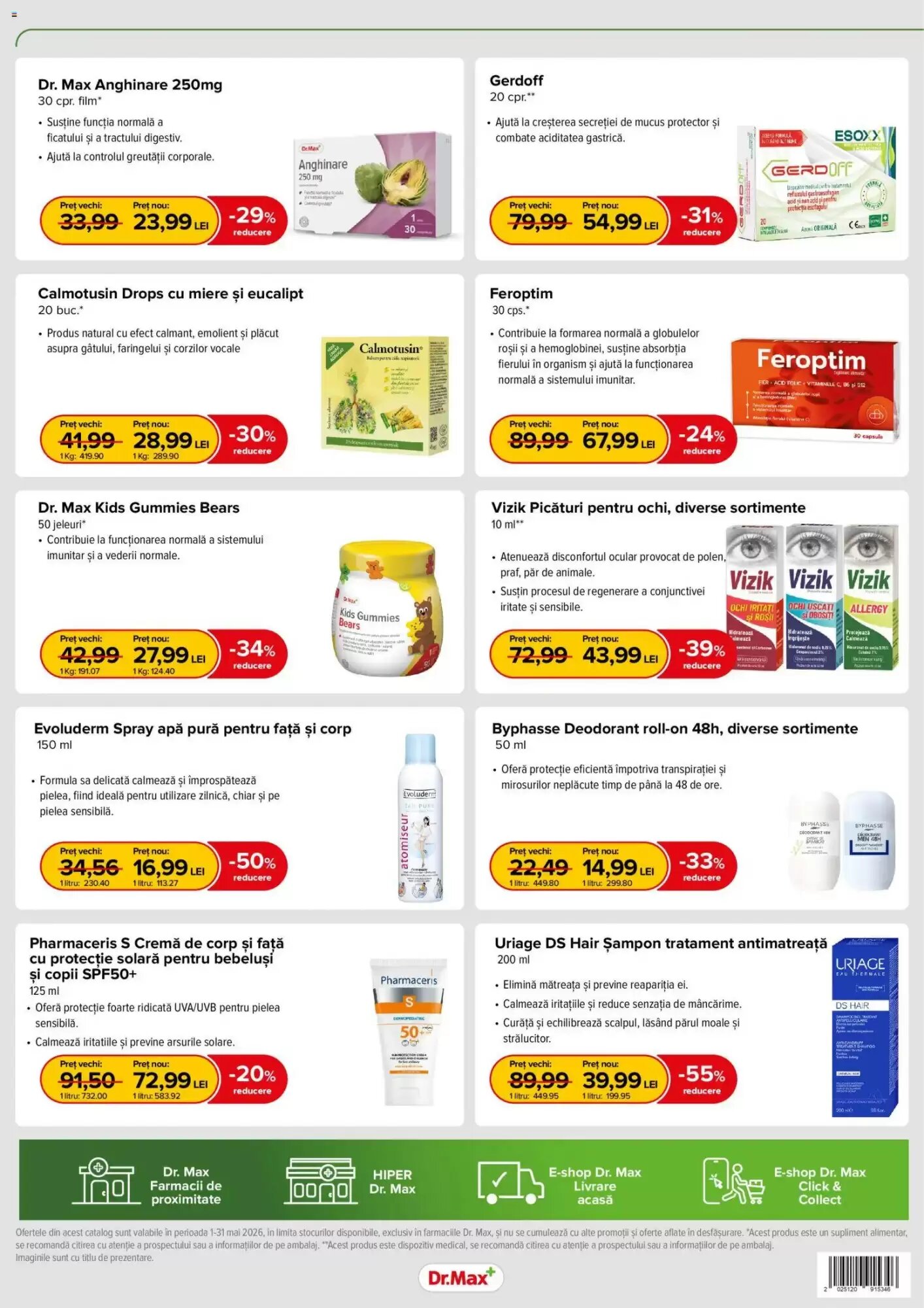Catalogul cu oferte Dr.Max valabil de la 01.05.2026 - Pagina 8.