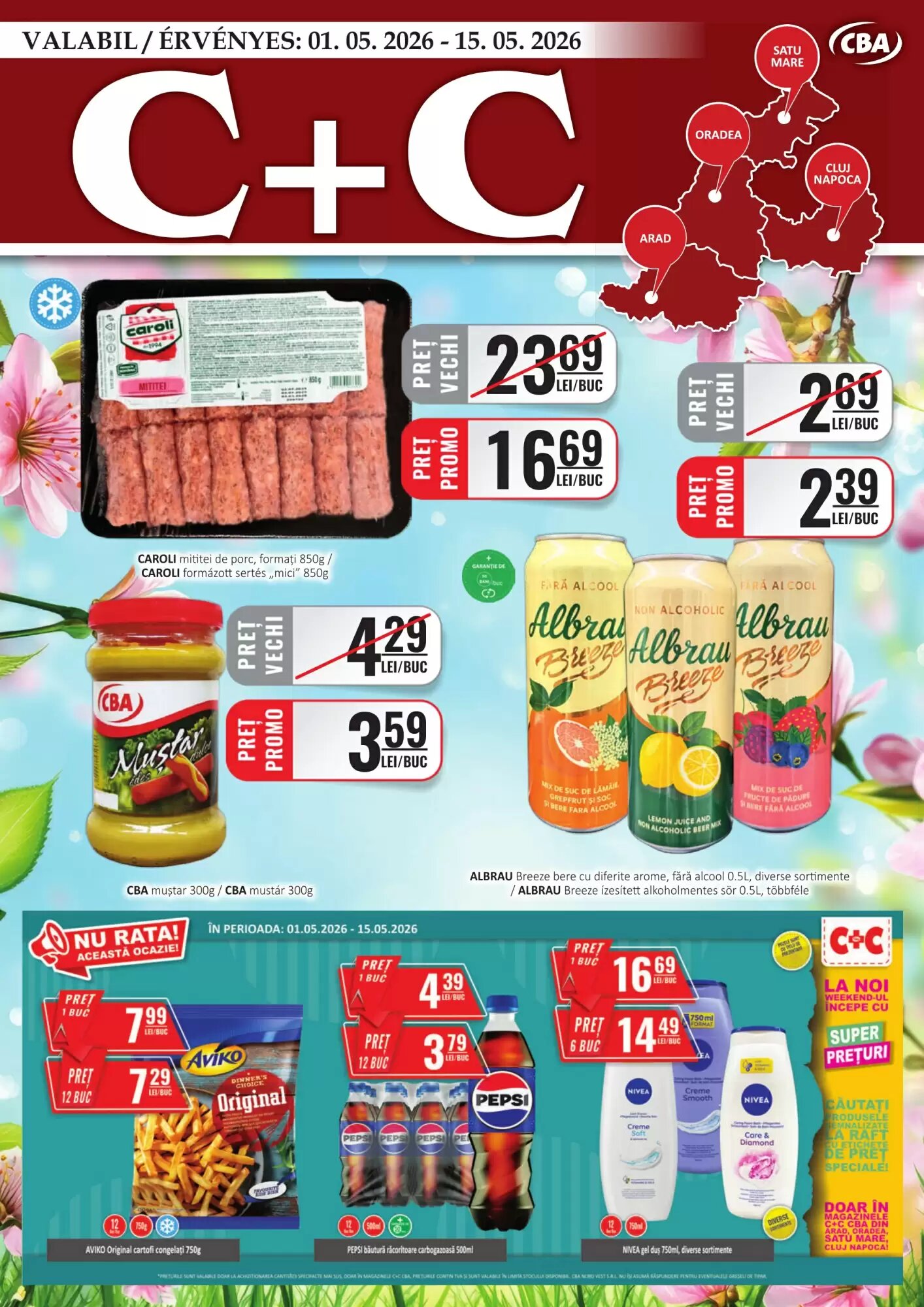 Catalogul cu oferte CBA valabil de la 01.05.2026 - Pagina 1.