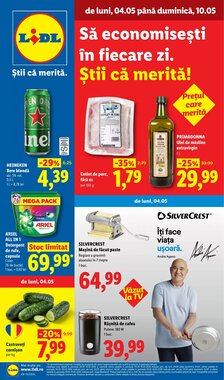 Catalogul cu oferte Lidl valabil de la 04.05.2026
