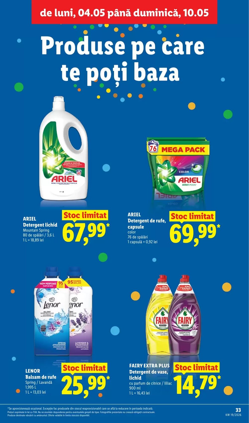 Catalogul cu oferte Lidl valabil de la 04.05.2026 - Pagina 33.