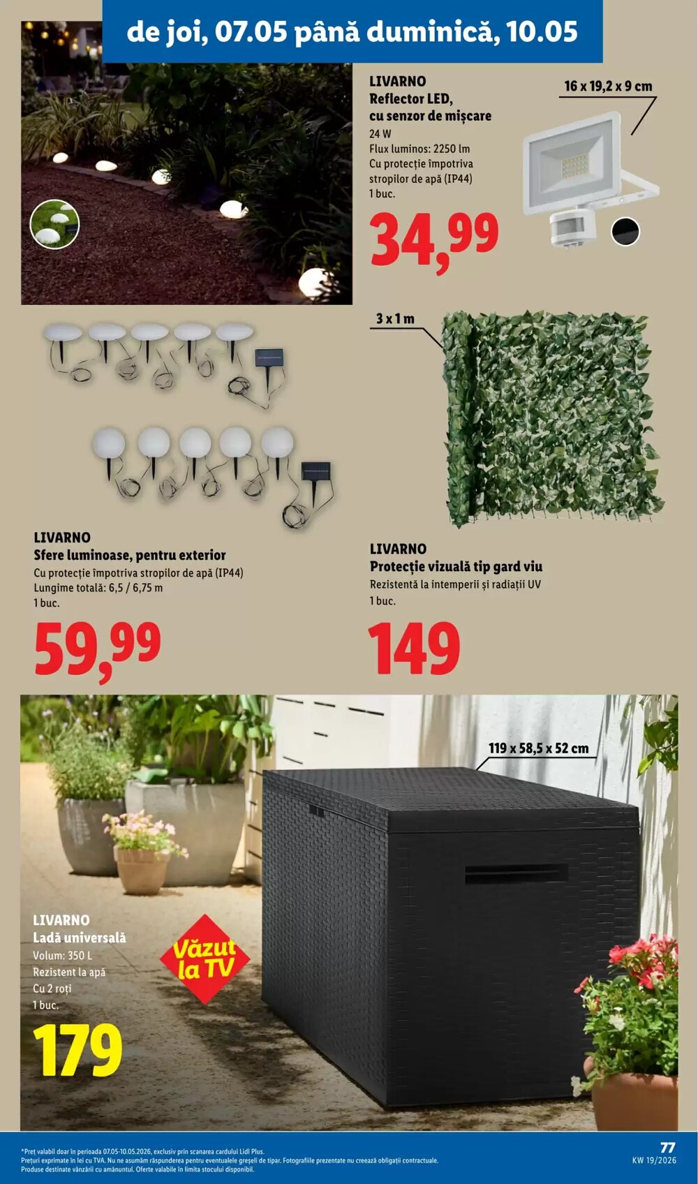 Catalogul cu oferte Lidl valabil de la 04.05.2026 - Pagina 77.
