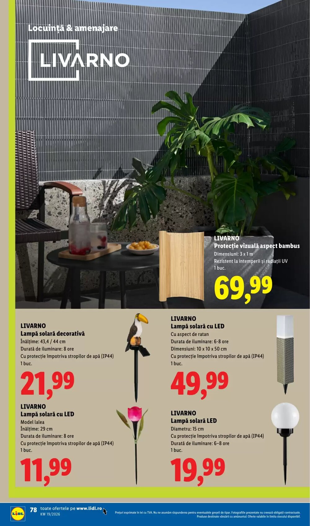 Catalogul cu oferte Lidl valabil de la 04.05.2026 - Pagina 78.
